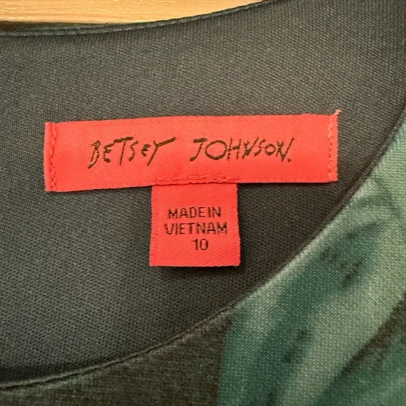 Betsey Johnson Blue Flower Cocktail Wedding Professional Workwear Dress 10 - Picture 2 of 12